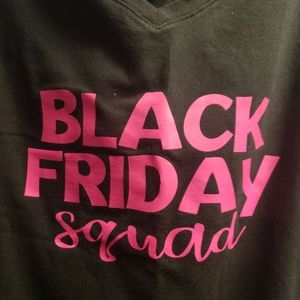 TWO "Black Friday Squad" Tshirts